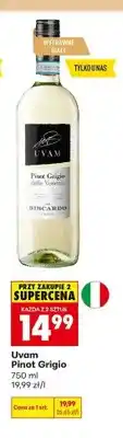 Biedronka Wino wytrawne białe Uvam Pinot Grigio oferta