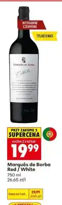 Biedronka Wino czerwone wytrawne Marquês de Borba Red oferta