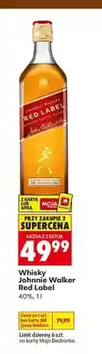 Biedronka Whisky Johnnie Walker Red Label oferta