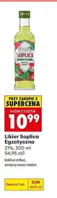 Biedronka Likier Soplica Egzotyczna smoczy owoc melon oferta