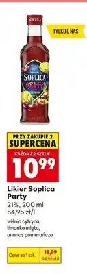 Biedronka Likier Soplica Party wiśnia cytryna oferta