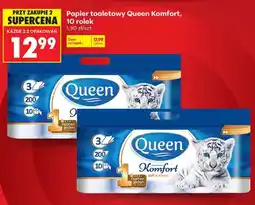 Biedronka Papier toaletowy Queen Komfort 10-pak oferta