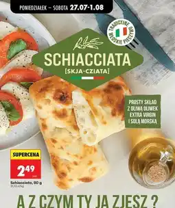 Biedronka Pieczywo Schiacciata oferta