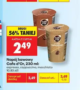 Biedronka Napój kawowy Cafe d'Or espresso oferta