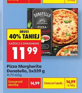 Biedronka Pizza Margherita Donatello 3-pak oferta