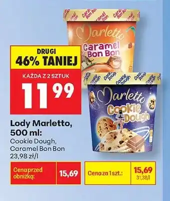 Biedronka Lody Marletto Cookie Dough oferta