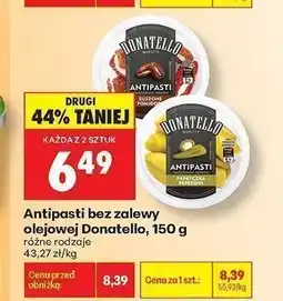 Biedronka Antipasti bez zalewy olejowej suszone pomidory Donatello oferta