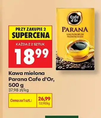 Biedronka Kawa mielona Cafe D'Or Parana oferta