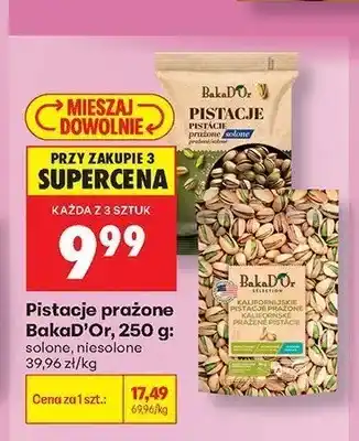Biedronka Pistacje prażone solone BakaD'Or oferta