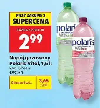 Biedronka Napój gazowany Polaris Vital Red oferta