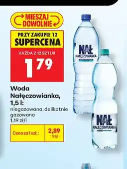 Biedronka Woda Nałęczowianka niegazowana oferta