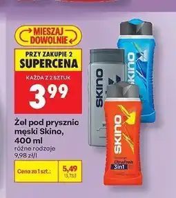 Biedronka Żel pod prysznic męski Skino Sport oferta