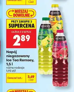 Biedronka Napój niegazowany Ice Tea Remsey z zielonej herbaty oferta