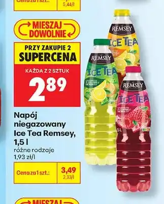 Biedronka Napój niegazowany Ice Tea Remsey z zielonej herbaty oferta