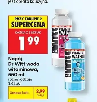 Biedronka Napój Dr Witt woda witaminowa Magnesium oferta