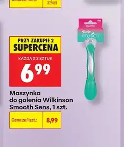 Biedronka Maszynka do golenia Wilkinson Smooth Sens oferta