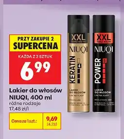 Biedronka Lakier do włosów Niuqi Keratin oferta