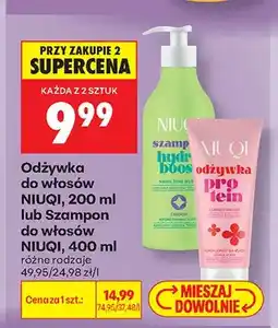 Biedronka Odżywka do włosów Niuqi Protein oferta