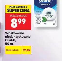 Biedronka Woskowana nić dentystyczna Oral-B oferta