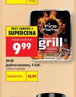 Biedronka Grill jednorazowy Fire Flame oferta