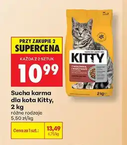 Biedronka Sucha karma dla kota Kitty z wołowiną i warzywami oferta