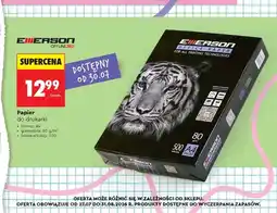 Biedronka Papier do drukarki Emerson A4 80 g/m² oferta