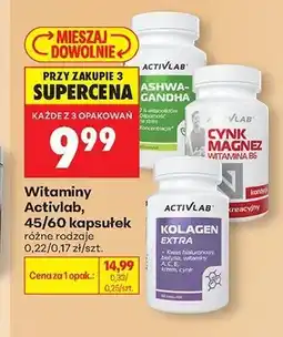 Biedronka Suplement diety Ashwagandha Activlab oferta