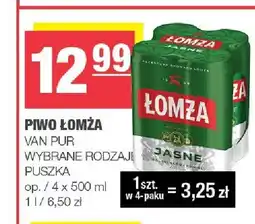 Spar Piwo Łomża Jasne 4-pak oferta
