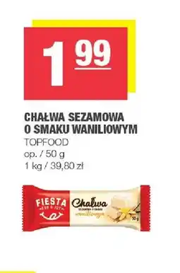 Spar Chałwa sezamowa o smaku waniliowym Fiesta oferta