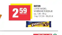Spar Baton Pawełek Lotte Wedel oferta