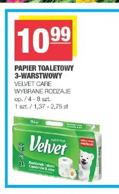 Spar Papier toaletowy Velvet Rumianek i aloes oferta