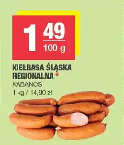Spar Kiełbasa śląska regionalna Kabanos oferta