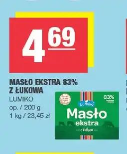 Spar Masło ekstra 83% z Łukowa Lumiko oferta