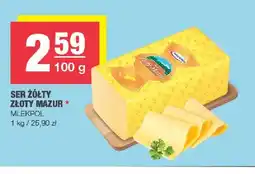 Spar Ser żółty Złoty Mazur Mlekpol oferta