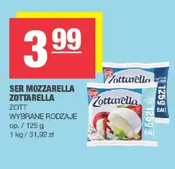 Spar Ser mozzarella Zottarella Light Zott oferta