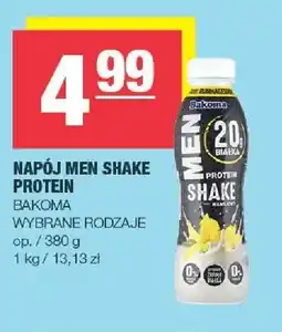 Spar Napój proteinowy Men Shake Bakoma oferta