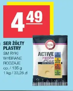 Spar Ser żółty w plastrach Ryki Active oferta