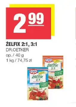 Spar Żelfix 2:1 Dr. Oetker oferta