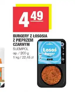 Spar Burgery z łososia z pieprzem czarnym Suempol oferta