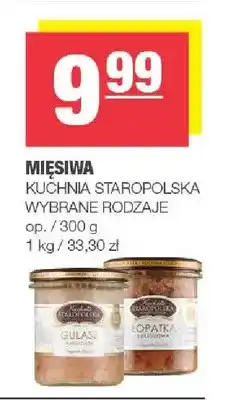 Spar Łopatka luksusowa Kuchnia Staropolska oferta