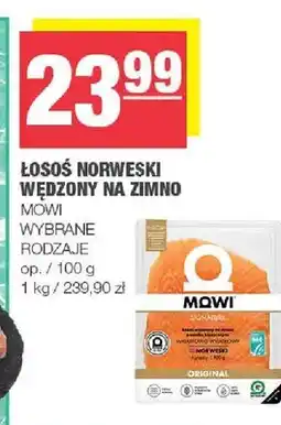 Spar Łosoś norweski wędzony na zimno Mowi oferta