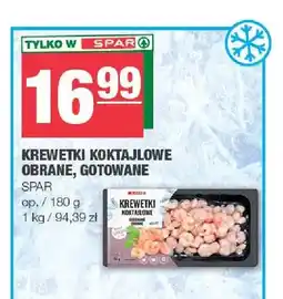 Spar Krewetki koktajlowe obrane gotowane Spar oferta