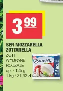 Spar Ser mozzarella Zottarella Zott oferta