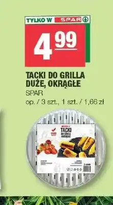 Spar Tacki do grilla duże okrągłe Spar oferta