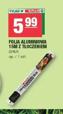 Spar Folia aluminiowa 15 m z tłoczeniem Spar oferta