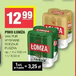 Spar Piwo Łomża Pils 4-pak oferta