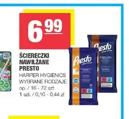 Spar Ściereczki nawilżane Presto oferta