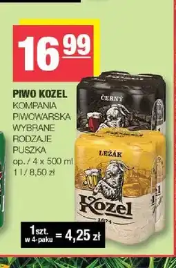 Spar Piwo Kozel Černý 4-pak oferta