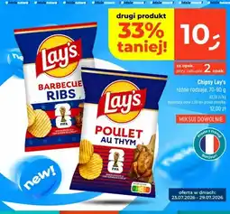 Dealz Chipsy ziemniaczane Lay's Poulet au Thym oferta
