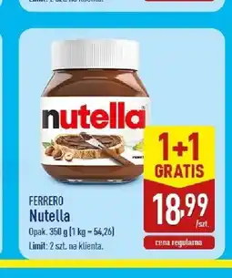 ALDI Krem Nutella Ferrero oferta